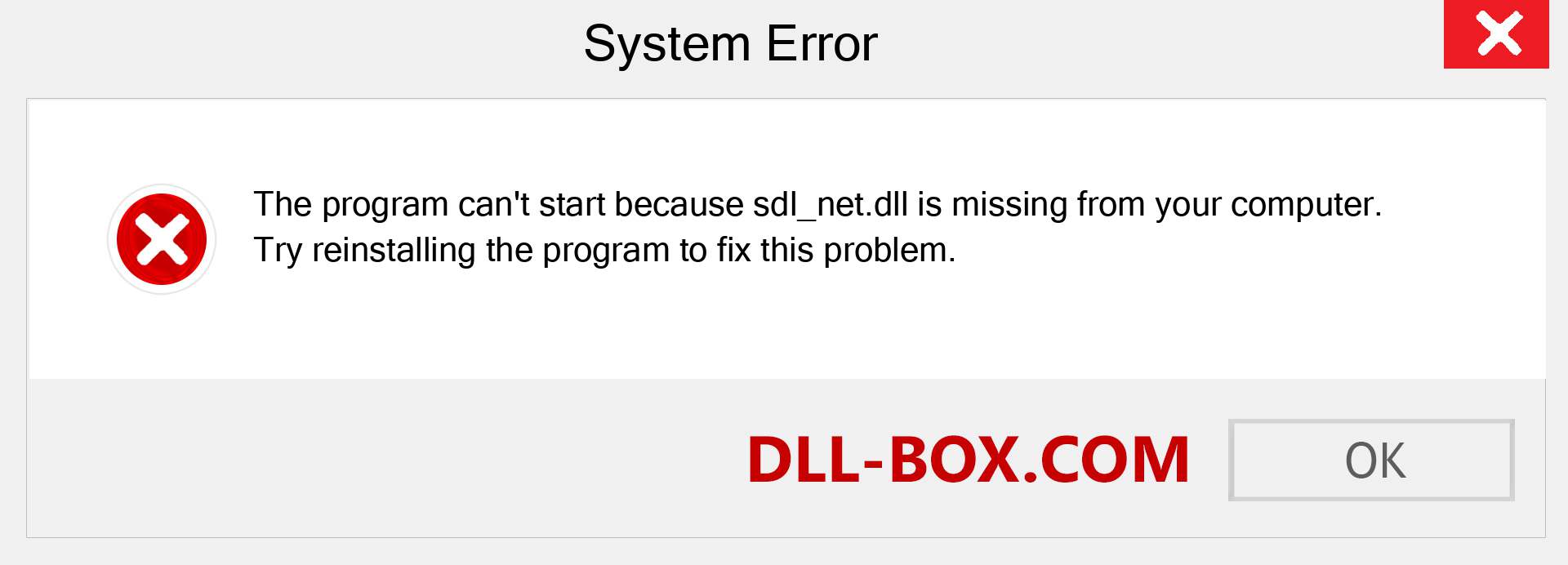  sdl_net.dll file is missing?. Download for Windows 7, 8, 10 - Fix  sdl_net dll Missing Error on Windows, photos, images
